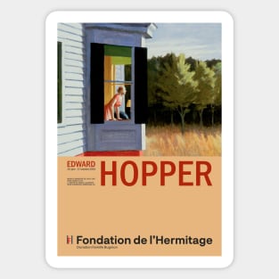 Edward Hopper - Cape Cod Morning - Minimalist Exhibition Art Poster Sticker